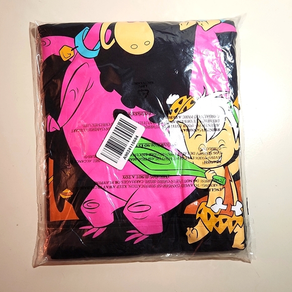 ❤️NWT VINTAGE TORRID TEE - FLINTSTONES LONG SLEEVE -PEBBLES, DINO GRAPHIC SHIRT - Picture 4 of 8
